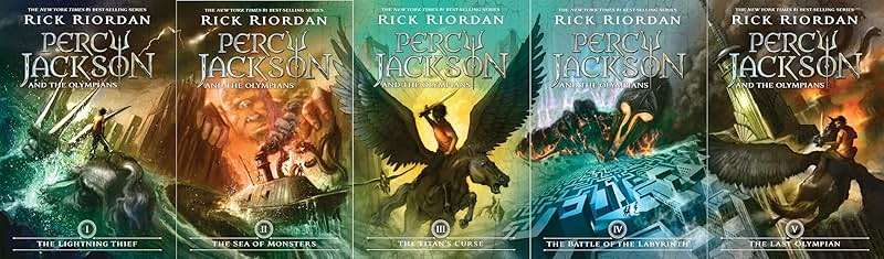 Percy Jackson and the Olympians 5 Book Paperback Boxed Set (w/poster) - Image 5