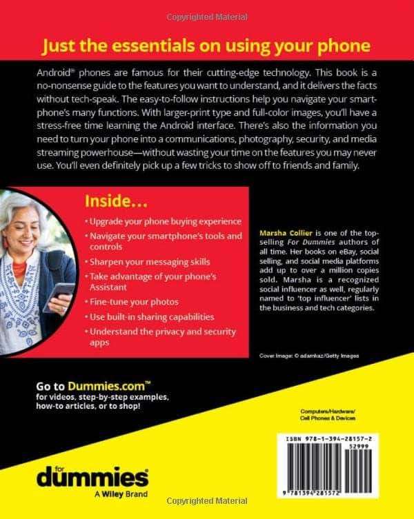 Android Smartphones For Seniors For Dummies (For Dummies (Computer/Tech)) - Image 2