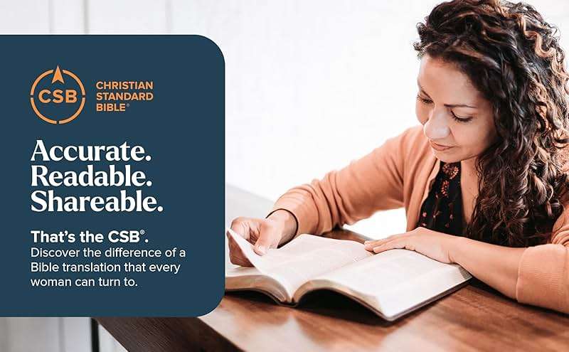 CSB She Reads Truth Bible, Hardcover, Black Letter, Full-Color Design, Wide Margins, Notetaking Space, Devotionals, Reading Plans, Two Ribbon Markers, Sewn Binding, Easy-to-Read Bible Serif Type - Image 19