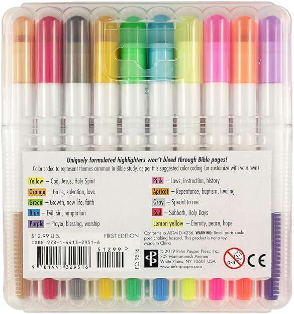 Bible Gel Highlighters (10-piece Set) - Image 2