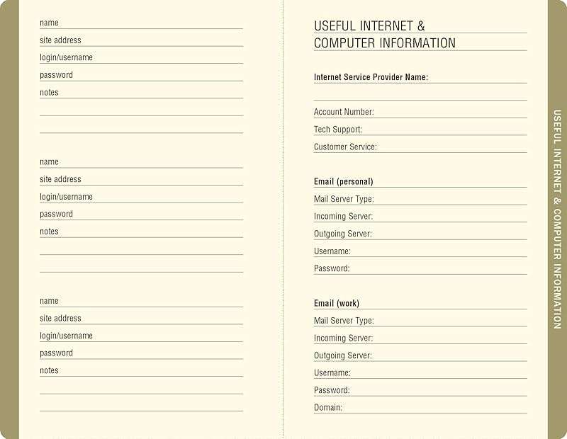 Midnight Floral Internet Address & Password Logbook - Image 4