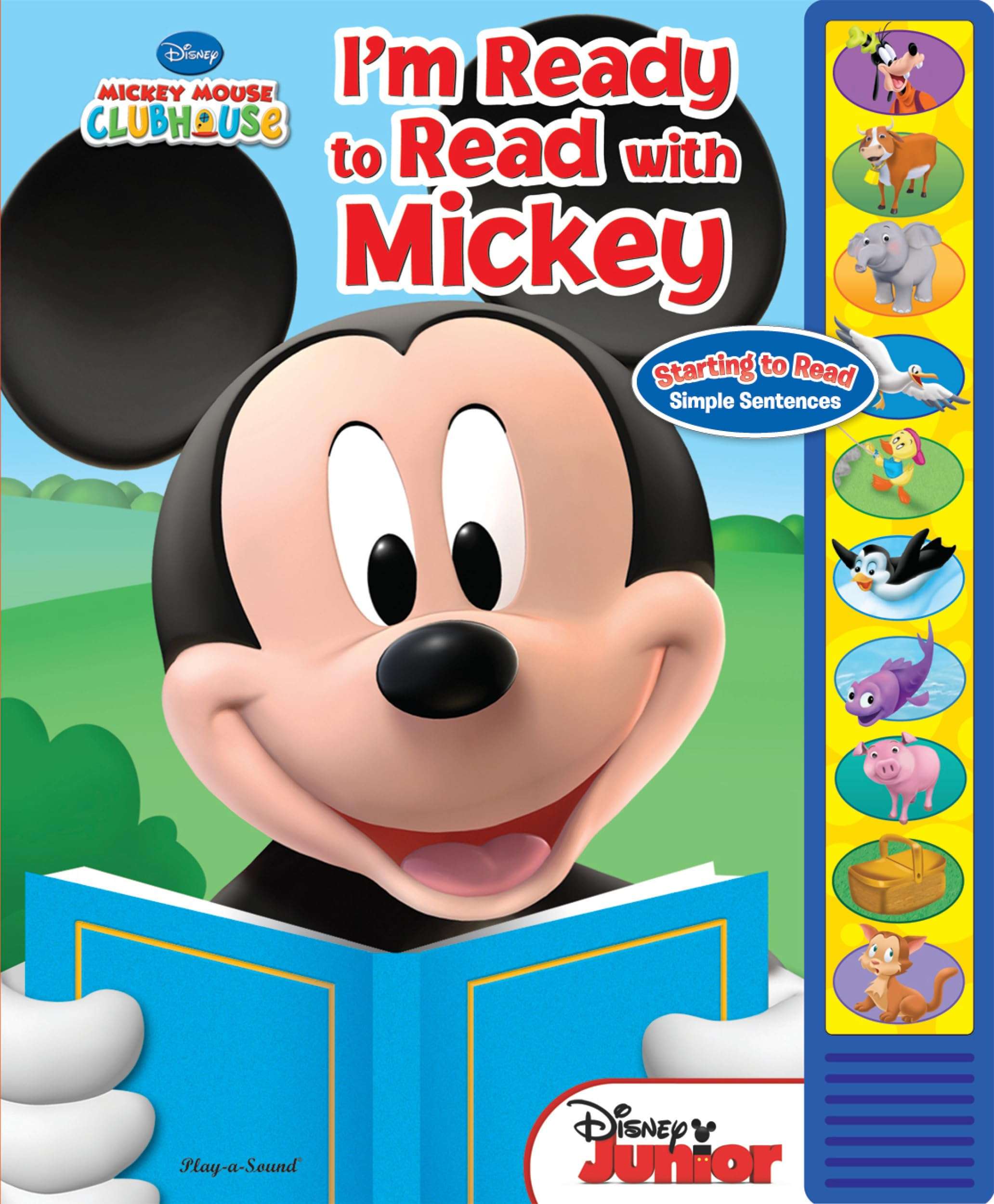 Disney Mickey Mouse Clubhouse - I'm Ready to Read With Mickey Sound Book - Play-a-Sound - PI Kids - Image 1