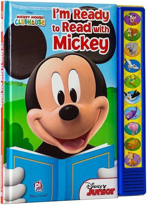 Disney Mickey Mouse Clubhouse - I'm Ready to Read With Mickey Sound Book - Play-a-Sound - PI Kids - Image 3