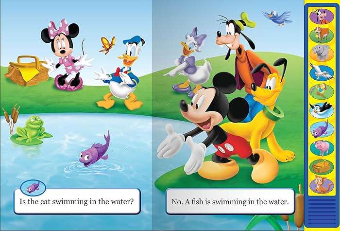 Disney Mickey Mouse Clubhouse - I'm Ready to Read With Mickey Sound Book - Play-a-Sound - PI Kids - Image 5
