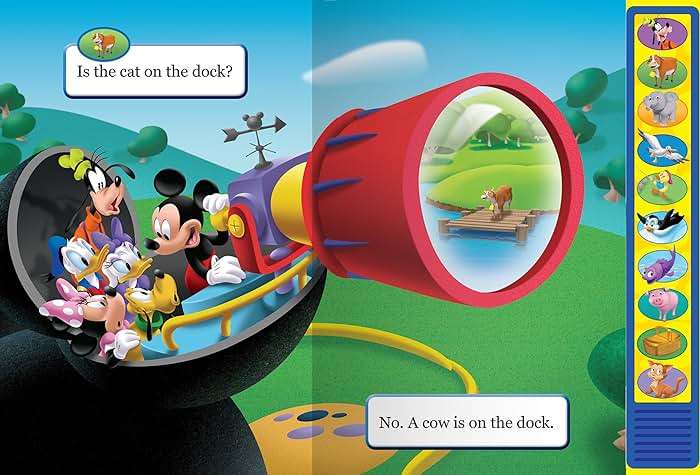 Disney Mickey Mouse Clubhouse - I'm Ready to Read With Mickey Sound Book - Play-a-Sound - PI Kids - Image 6
