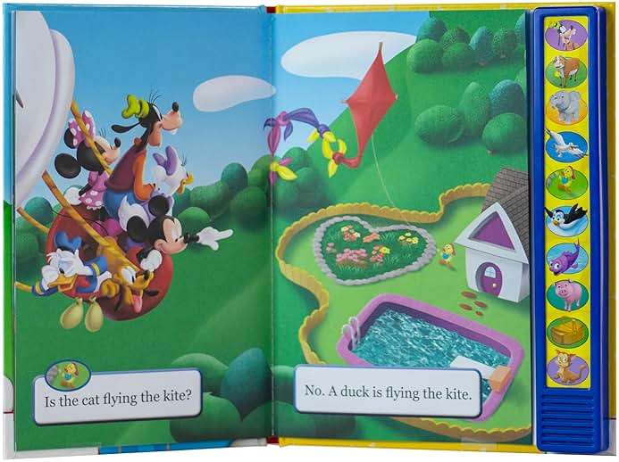 Disney Mickey Mouse Clubhouse - I'm Ready to Read With Mickey Sound Book - Play-a-Sound - PI Kids - Image 7