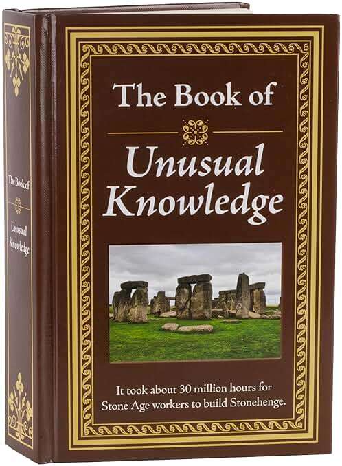 The Book of Unusual Knowledge: Big Book of Fascinating Facts & Information | Hardcover Gift for Trivia Buffs, Curious Minds, Adults, Dad & Knowledge Seekers - Image 1