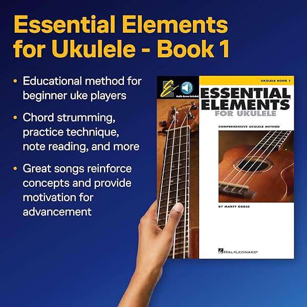 Essential Elements for Ukulele - Method Book 1 with Online Audio | Beginner Level Chords, Strumming, Note Reading and TAB | Step-by-Step Ukulele Lessons with 30 Songs | Easy Music Book - Image 9
