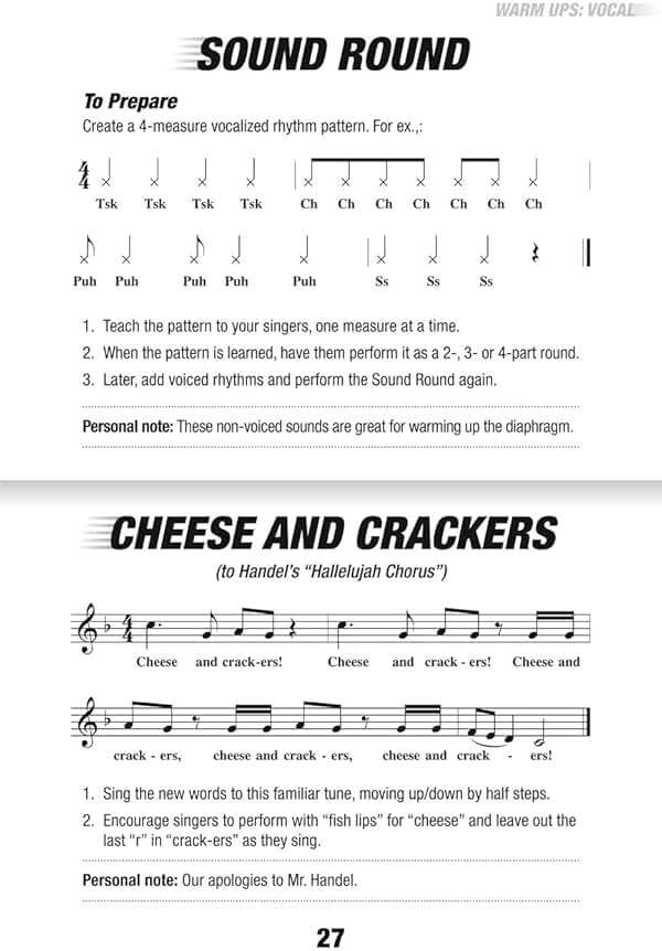 Quick Starts for Young Choirs - Teacher Resource Book - Activities and Ideas to Focus Young Singers - Image 6
