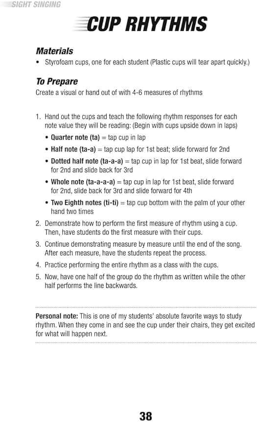 Quick Starts for Young Choirs - Teacher Resource Book - Activities and Ideas to Focus Young Singers - Image 7