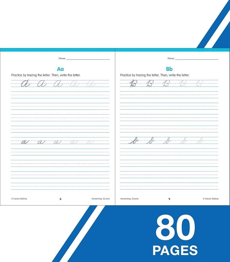 Carson Dellosa Grades 2-5 Cursive Handwriting Workbook, Writing Book With Sight Words, Sentences, and Letter Tracing Activities, Classroom or Homeschool Curriculum - Image 4