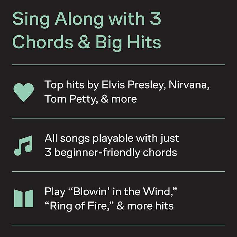 The Ukulele 3 Chord Songbook | 50 Classic Pop & Rock Songs with 3 Easy Chords | Ukulele Sheet Music for Beginners | Easy Ukulele Chords, Lyrics, and Chord Diagrams - Image 4