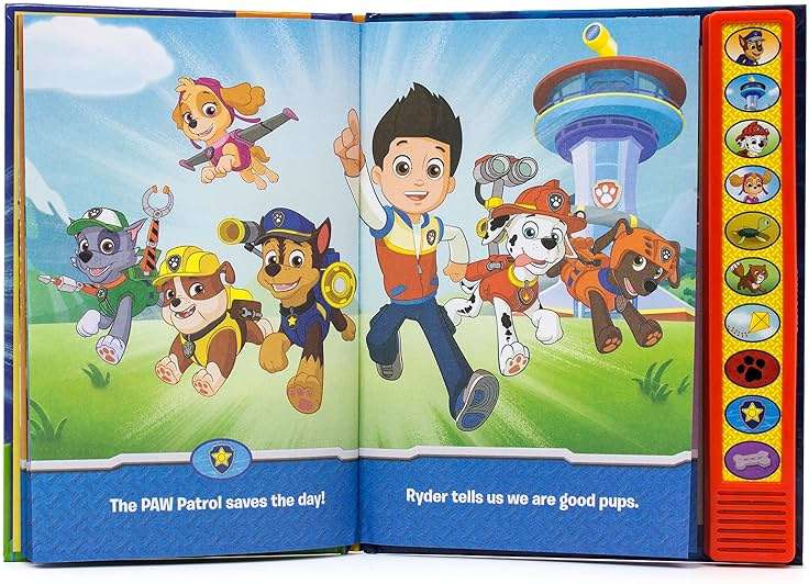 Paw Patrol - I'm Ready To Read with Chase Sound Book - Play-a-Sound - PI Kids - Image 5