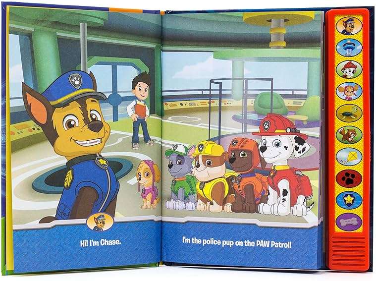 Paw Patrol - I'm Ready To Read with Chase Sound Book - Play-a-Sound - PI Kids - Image 6