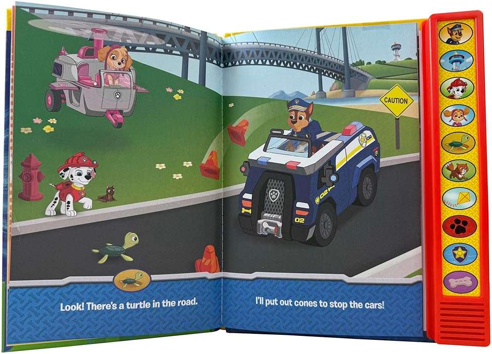 Paw Patrol - I'm Ready To Read with Chase Sound Book - Play-a-Sound - PI Kids - Image 7