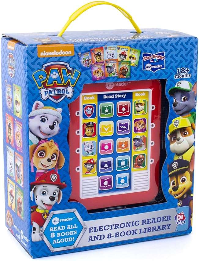 Nickelodeon Paw Patrol Chase, Skye, Marshall, and More! - Me Reader Electronic Reader and 8 Sound Book Library - PI Kids - Image 3