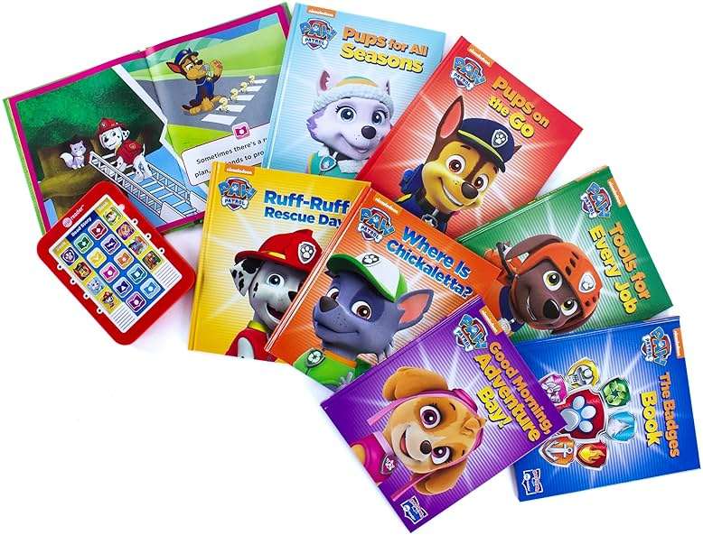 Nickelodeon Paw Patrol Chase, Skye, Marshall, and More! - Me Reader Electronic Reader and 8 Sound Book Library - PI Kids - Image 5
