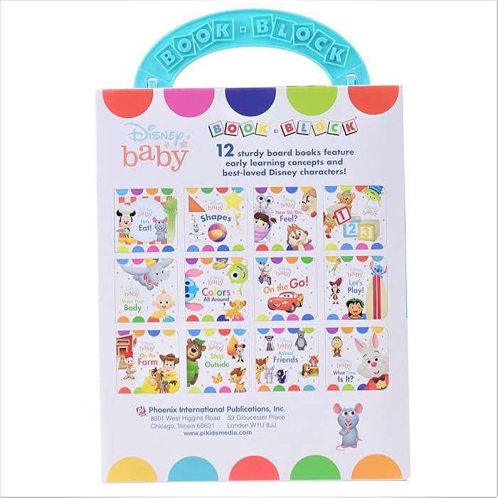 Disney Baby Mickey Mouse, Minnie, Toy Story and More! - My First Library 12 Board Book Set - First Words, Shapes, Numbers, and More! Baby Books - PI Kids - Image 2