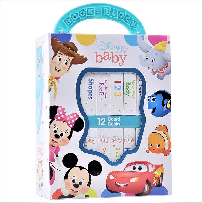 Disney Baby Mickey Mouse, Minnie, Toy Story and More! - My First Library 12 Board Book Set - First Words, Shapes, Numbers, and More! Baby Books - PI Kids - Image 8