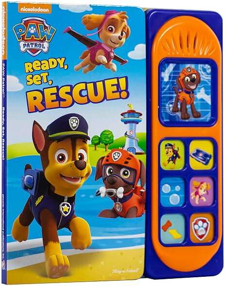 Nickelodeon Paw Patrol Chase, Skye, Marshall, & More. Ready, Set, Rescue - Sound Board Book - PI Kids (Play-A-Sound) - Image 3