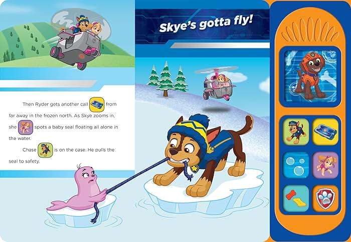 Nickelodeon Paw Patrol Chase, Skye, Marshall, & More. Ready, Set, Rescue - Sound Board Book - PI Kids (Play-A-Sound) - Image 4