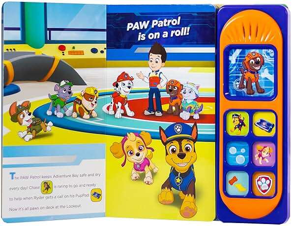 Nickelodeon Paw Patrol Chase, Skye, Marshall, & More. Ready, Set, Rescue - Sound Board Book - PI Kids (Play-A-Sound) - Image 5