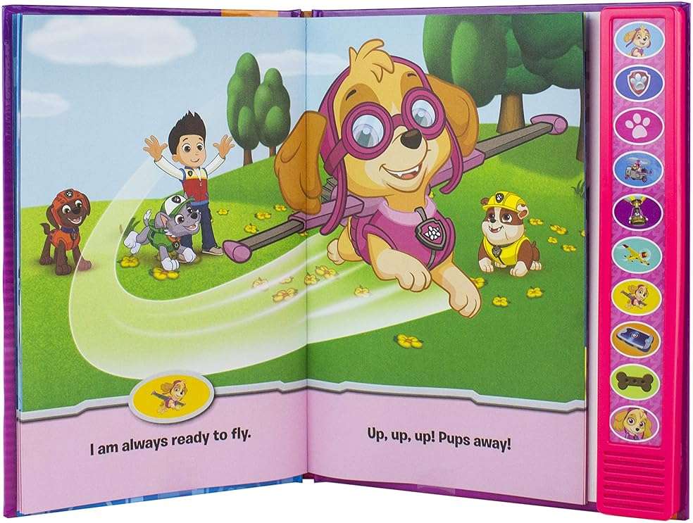 Nick Jr. PAW Patrol - I'm Ready to Read with Skye - Interactive Read-Along Sound Book - Great for Early Readers - PI Kids - Image 3