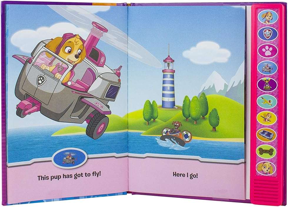 Nick Jr. PAW Patrol - I'm Ready to Read with Skye - Interactive Read-Along Sound Book - Great for Early Readers - PI Kids - Image 4