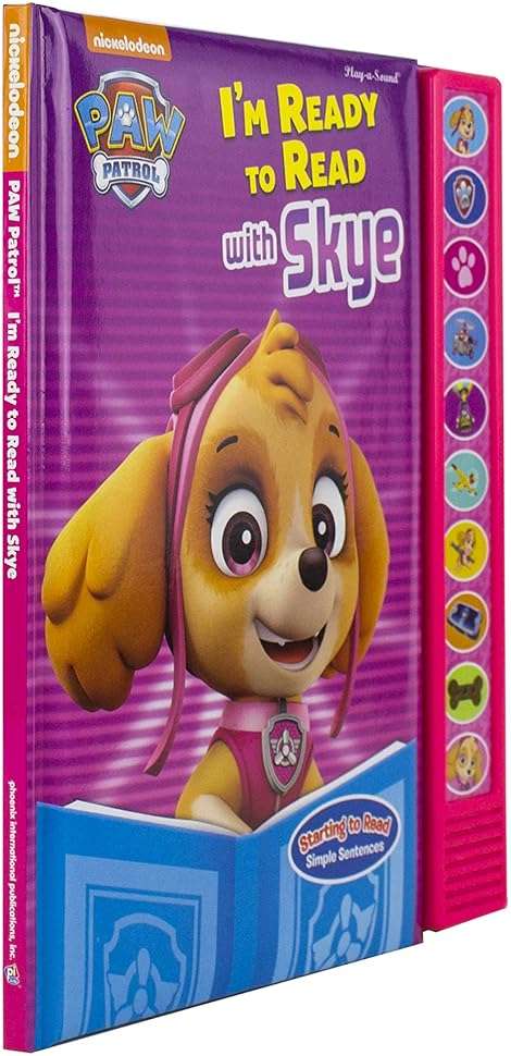 Nick Jr. PAW Patrol - I'm Ready to Read with Skye - Interactive Read-Along Sound Book - Great for Early Readers - PI Kids - Image 5