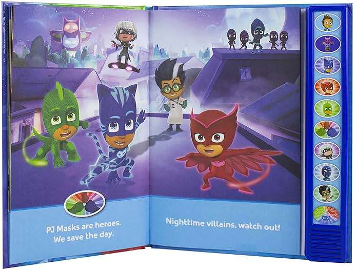 PJ Masks - I'm Ready to Read with Catboy Interactive Read-Along Sound Book - Great for Early Readers - PI Kids - Image 3