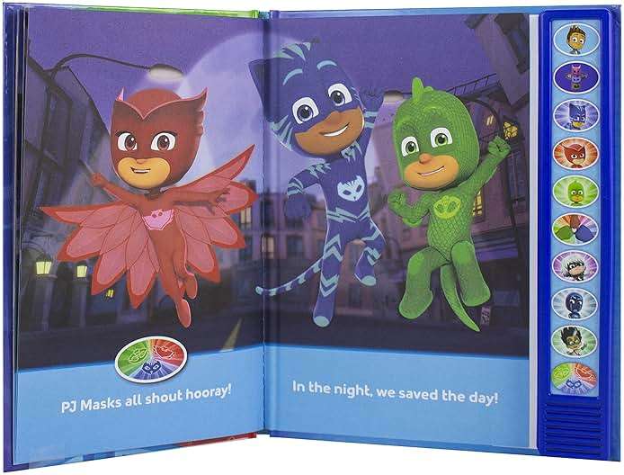 PJ Masks - I'm Ready to Read with Catboy Interactive Read-Along Sound Book - Great for Early Readers - PI Kids - Image 4