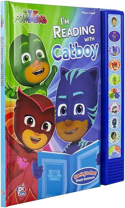 PJ Masks - I'm Ready to Read with Catboy Interactive Read-Along Sound Book - Great for Early Readers - PI Kids - Image 5