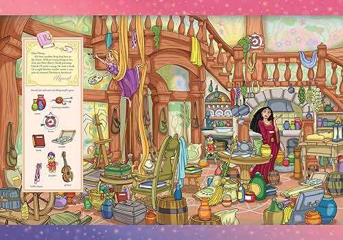 Disney Princess Ariel, Tiana, Belle, and More! - Find the Magic! Look and Find Activity Book - PI Kids - Image 3