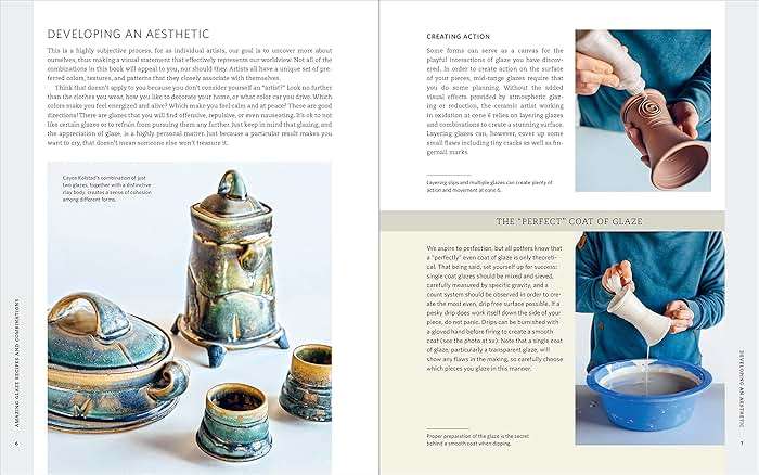 Amazing Glaze Recipes and Combinations: 200+ Surefire Finishes for Low-Fire, Mid-Range, and High-Fire Pottery (Mastering Ceramics) - Image 3