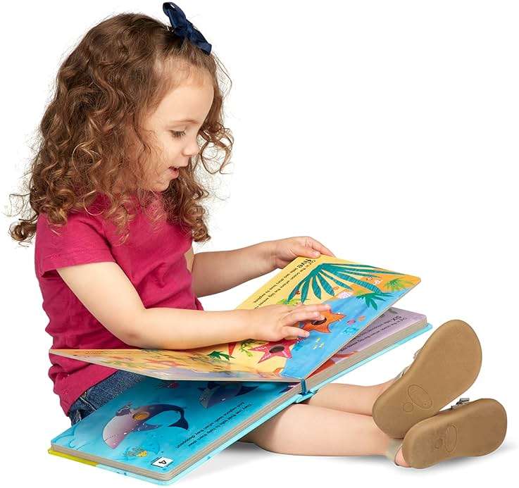 Melissa & Doug Poke-a-Dot! Who’s in the Ocean? Interactive Children's Board Book with Buttons to Pop, Educational Sensory Toy for Toddlers & Preschoolers Ages 3+ - FSC Certified - Image 3