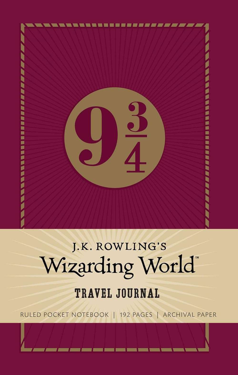 J.K. Rowling's Wizarding World: Travel Journal: Ruled Pocket Notebook (Harry Potter) - Image 1