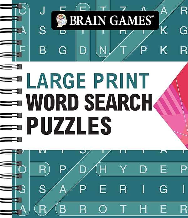 Brain Games - Large Print Word Search (Arrow) - Image 1