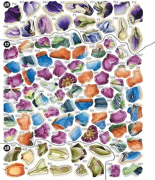Brain Games - Sticker by Number - Vintage: Garden (28 Images to Sticker) - Image 4