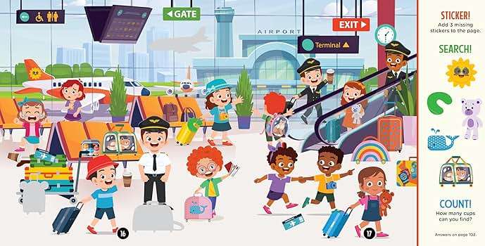 Brain Games - Search and Sticker: Adventure (For Kids Ages 3-6) - Image 4