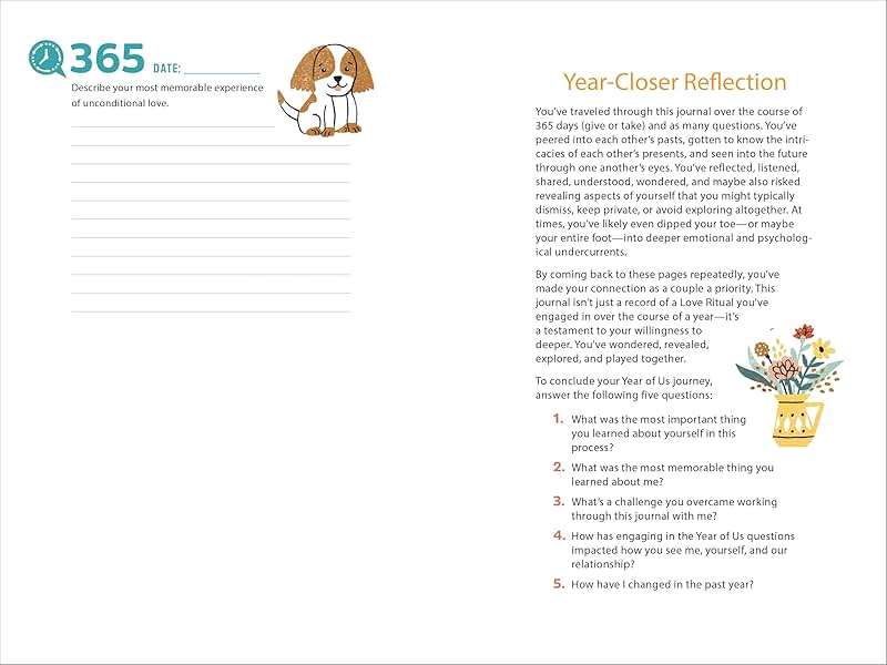 A Year of Us: A Couple's Journal: One Question a Day to Spark Fun and Meaningful Conversations (Question a Day Couple's Journal) - Image 4