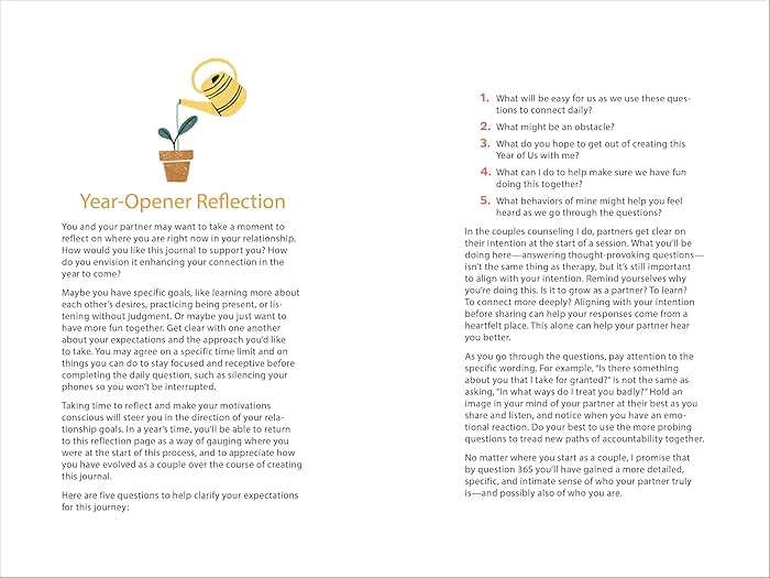 A Year of Us: A Couple's Journal: One Question a Day to Spark Fun and Meaningful Conversations (Question a Day Couple's Journal) - Image 5