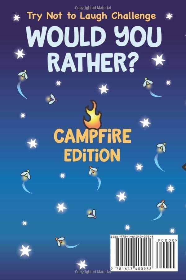 Try Not to Laugh Challenge Would You Rather? Campfire Edition: A Camping-Themed Interactive & Family Friendly Question Game for Boys, Girls, Kids, Tweens & Teens - Image 2