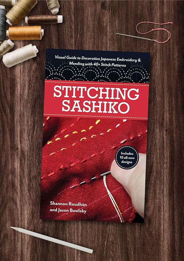 Stitching Sashiko: Visual Guide to Decorative Japanese Embroidery & Mending with 40+ Stitch Patterns (Reference Guide) - Image 7