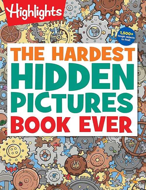 The Hardest Hidden Pictures Book Ever: Ultra-Challenging Brain Games for Kids Ages 8-12, Advanced Seek and Find Puzzles Book with Over 1,500 Hidden Objects to Find (Highlights Hidden Pictures) - Image 1