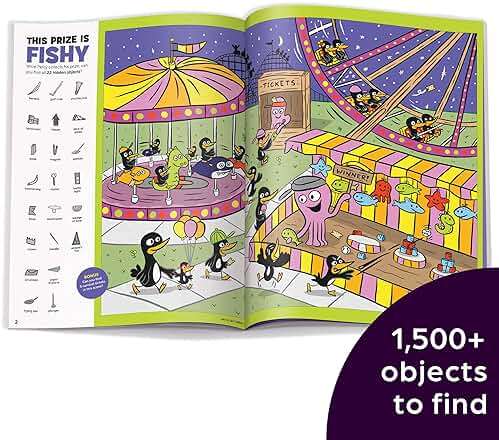 The Hardest Hidden Pictures Book Ever: Ultra-Challenging Brain Games for Kids Ages 8-12, Advanced Seek and Find Puzzles Book with Over 1,500 Hidden Objects to Find (Highlights Hidden Pictures) - Image 3