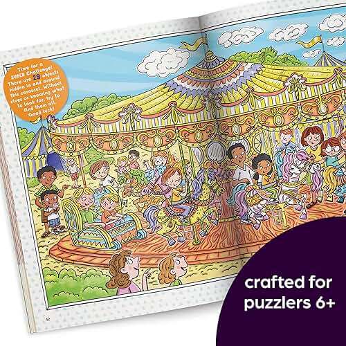 Best Hidden Pictures Puzzles EVER: 144-Page Puzzle Book with Over 1,500 Hidden Objects, Classic Search-and-Find Puzzles and Travel Activities for Kids Ages 6 and Up (Highlights Hidden Pictures) - Image 6