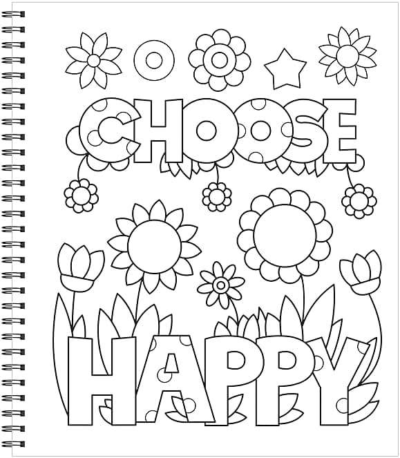 Large Print Easy Color & Frame - Stress Free: Adult Coloring Book with 31 Designs | Flowers, Mandalas & Nature | Perforated Pages, Spiral Bound | Gift for All Ages, Seniors & Beginners - Image 4