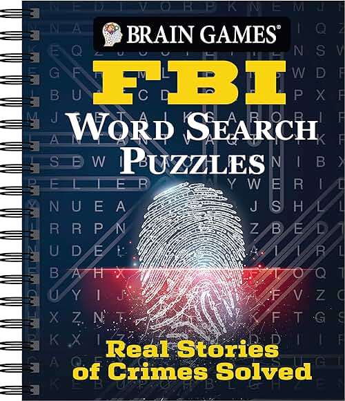 Brain Games - FBI Word Search Puzzles: Real Stories of Crimes Solved - Image 1