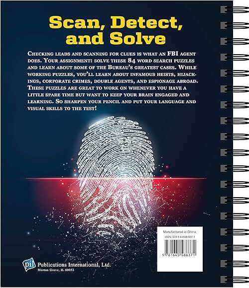 Brain Games - FBI Word Search Puzzles: Real Stories of Crimes Solved - Image 2