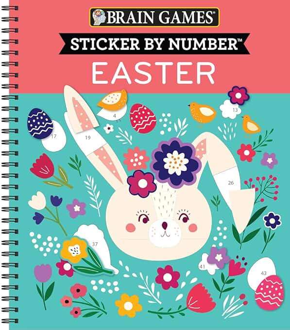 Brain Games - Sticker by Number: Easter - Image 1